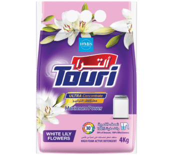 توري صابون بودرة لغسيل الملابس (لغسالات التعبئة العلوية) ألترا – 4 كيلو