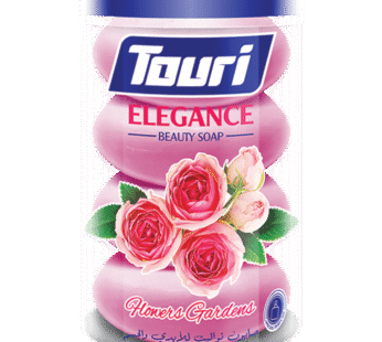توري صابون الأيدي 4*1 حديقة الورد – 100 غم