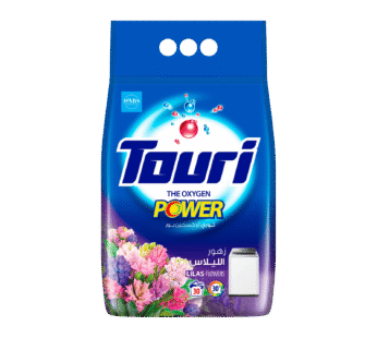 توري صابون بودرة لغسيل الملابس (لغسالات التعبئة العلوية) زهور الليلاس – 2 كيلو