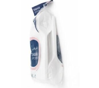 ملاعق بلاستيك  ابيض سميك 50 حبة