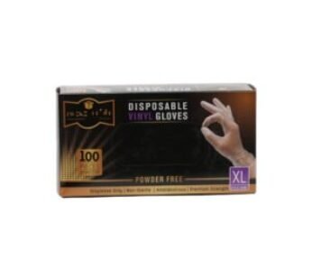 قلافز فينيل شفاف 100 حبة – XL